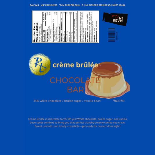 Crème Brûlée Chocolate Bar