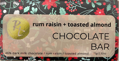 Rum Raisin + Toasted Almond Bar