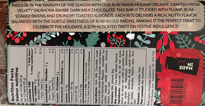 Rum Raisin + Toasted Almond Bar