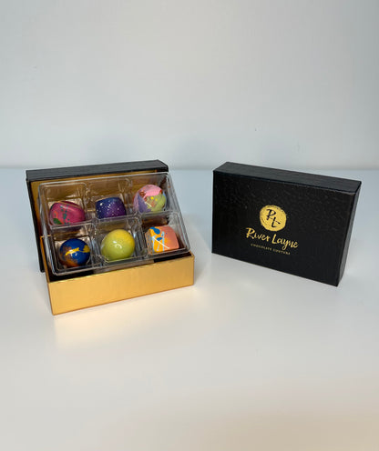 Assorted Signature Bonbon Collection – 1, 4, 6, 9, 12, 16, 24, 32 up to 64 piece Box!