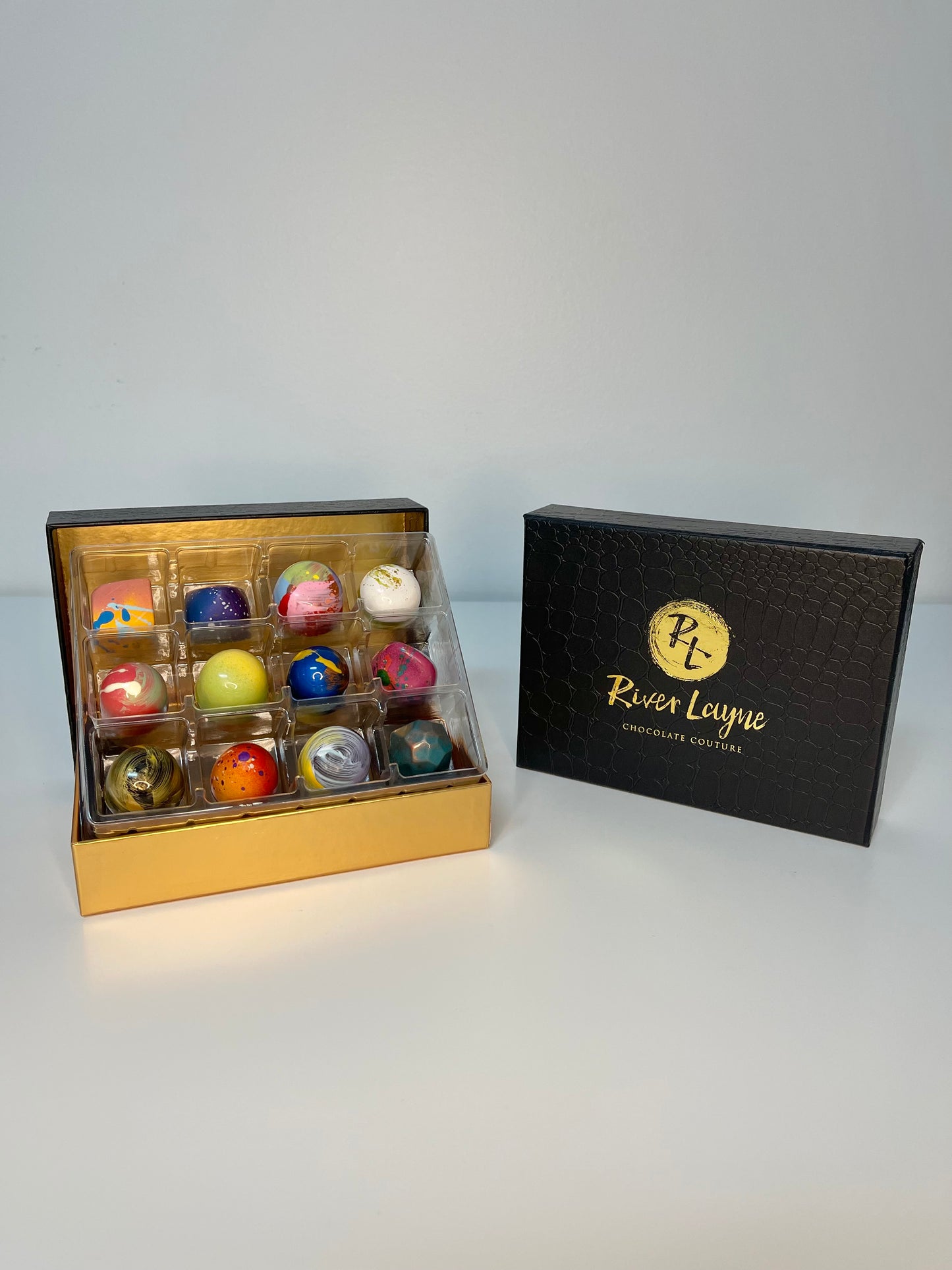 Assorted Signature Bonbon Collection – 1, 4, 6, 9, 12, 16, 24, 32 up to 64 piece Box!