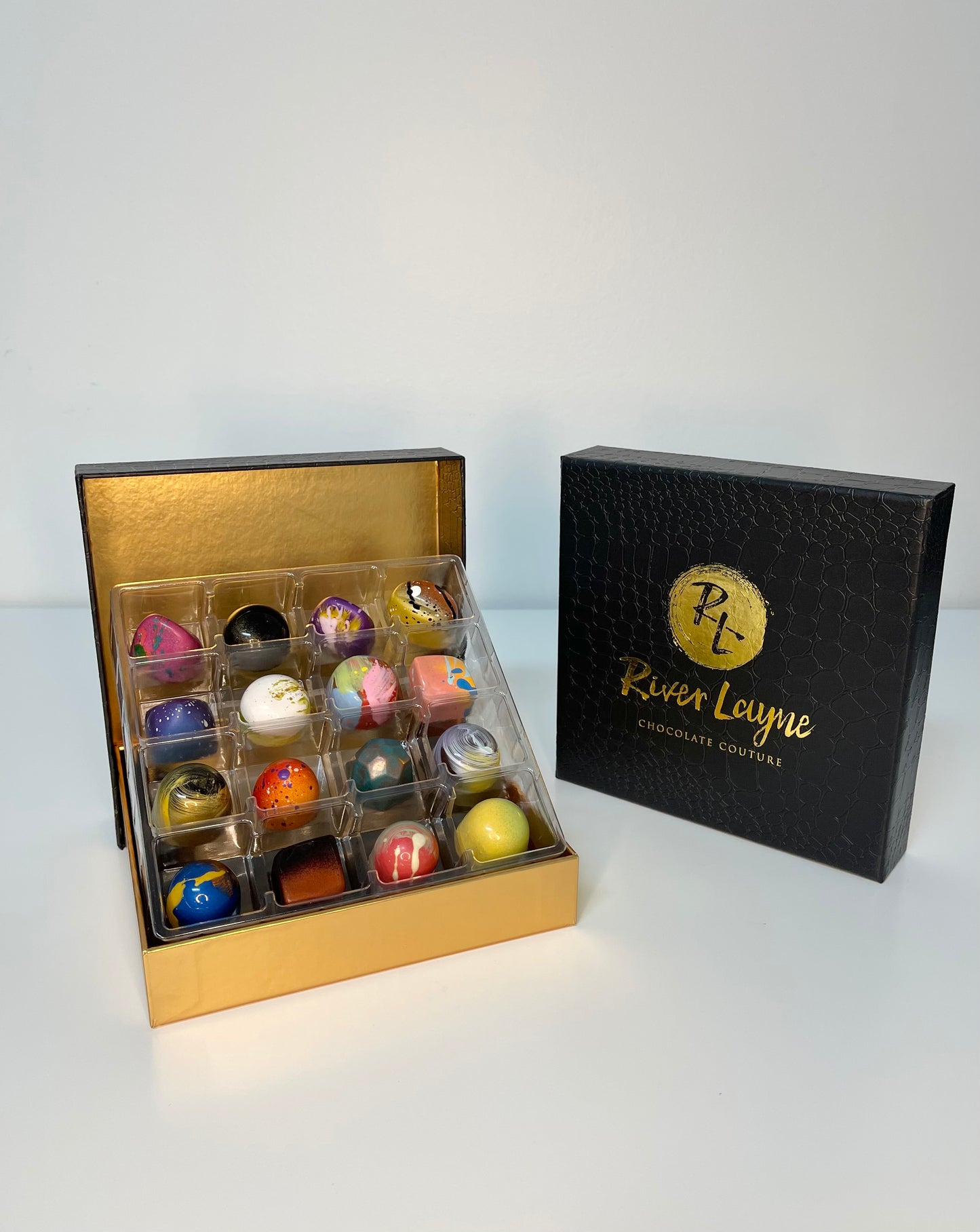 Assorted Signature Bonbon Collection – 1, 4, 6, 9, 12, 16, 24, 32 up to 64 piece Box!