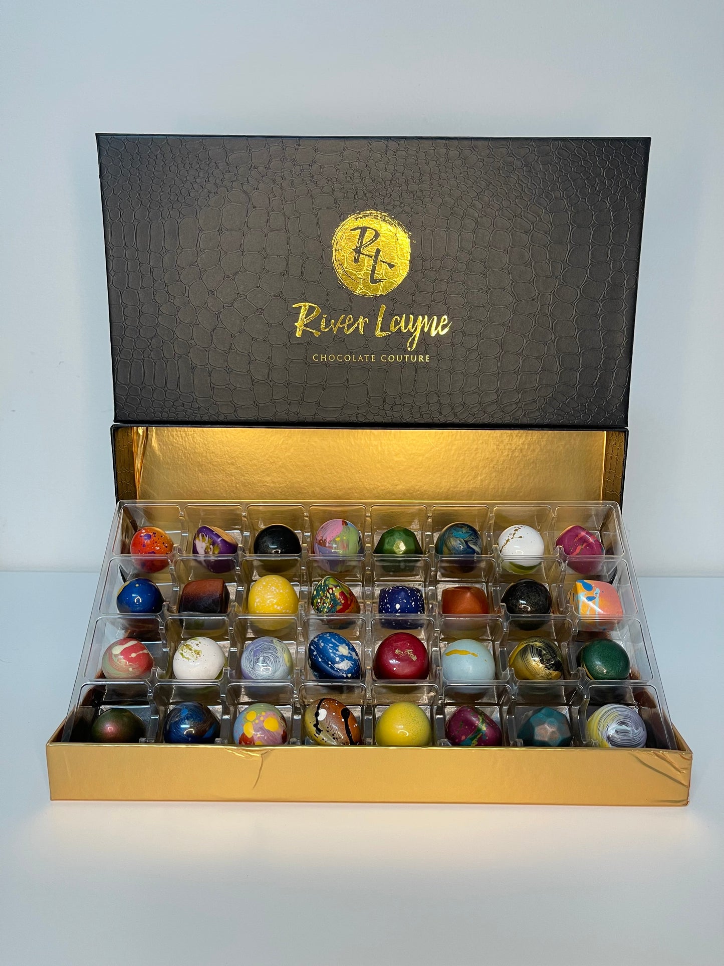 Assorted Signature Bonbon Collection – 1, 4, 6, 9, 12, 16, 24, 32 up to 64 piece Box!