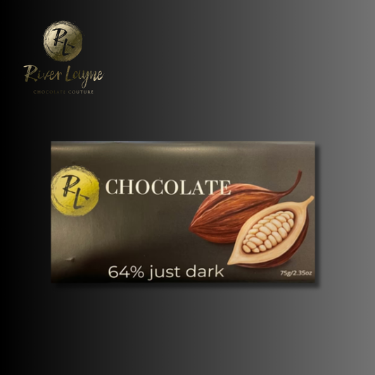 Just Dark 64% Cacao Chocolate Bar