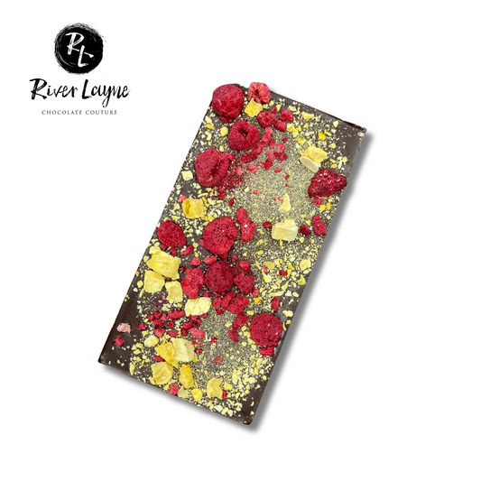 Mango Raspberry Chocolate Bar