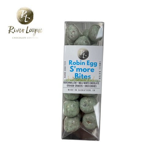 Robin Egg S'mores Bites