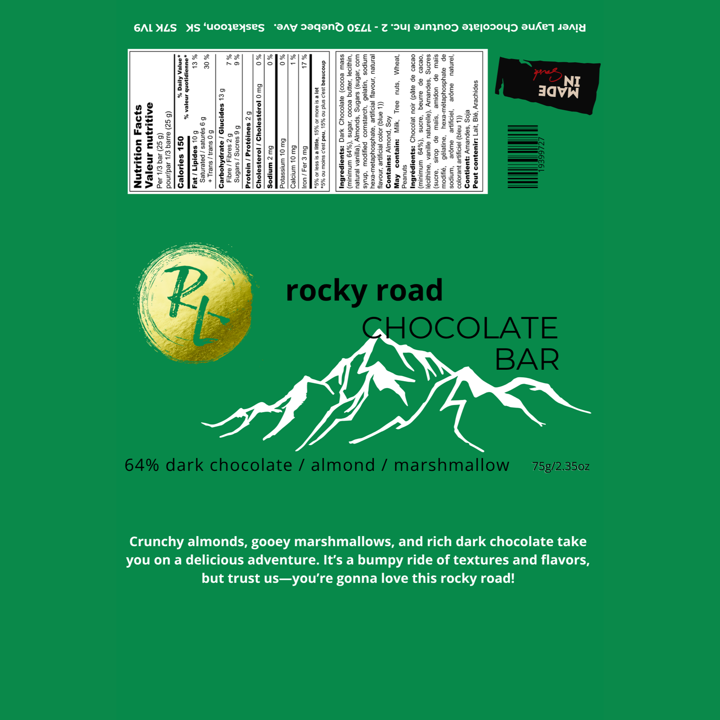 Rocky Road Chocolate Bar