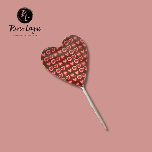 Valentine's Day Milk Chocolate Suckers